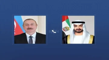 محمد بن زايد يدين الاعتداءات الإيرانية على أذربيجان بوضوح